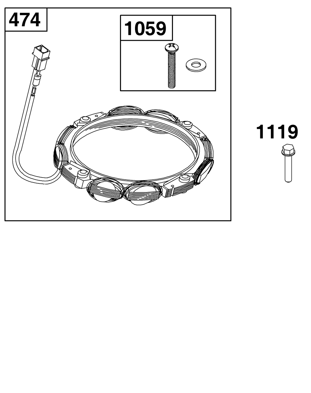 Alternator Group Diagram and Parts List for 21R777-0151-G1 200000 - 399999 Briggs and Stratton Engine